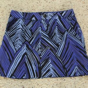 Blue Pattern Skirt
